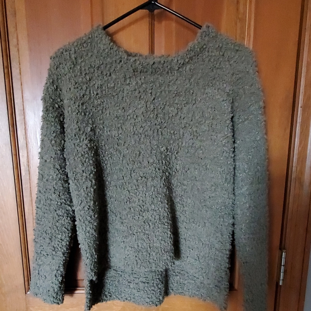 Olive green sweater